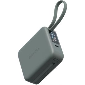 Внешний аккумулятор EnergEA MagPac Mini Plus, MagSafe, 10000 мАч, Sage, зеленый