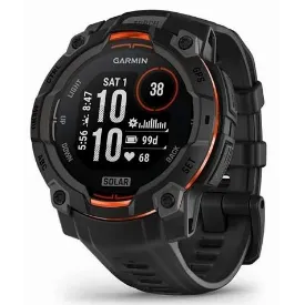 Умные часы Garmin Instinct 3, 45 мм, Solar, Black, черный