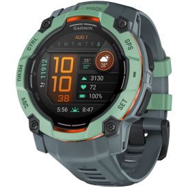 Умные часы Garmin Instinct 3, 50 мм, AMOLED, Neo Tropic with Twilight Band, зеленый
