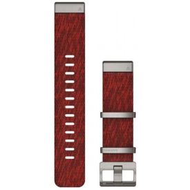 Ремешок Garmin QuickFit Band, 22 мм, Strap MARQ Jacquard Weave Nylon Strap, Red