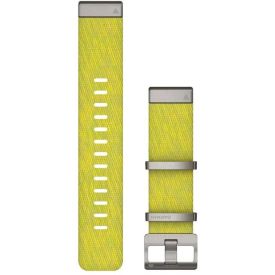 Ремешок Garmin QuickFit Band, 22 мм, Strap MARQ Jacquard Weave Nylon Strap, Yellow/Green