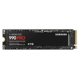 Накопитель SSD M.2 Samsung 990 Pro, 4 Тб, MZV9P4T0BW, черный