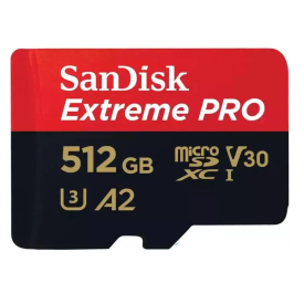 Карта памяти microSDXC UHS-I U3 SanDisk Extreme Pro,  512 Гб (SDSQXCD-512G-GN6MA)