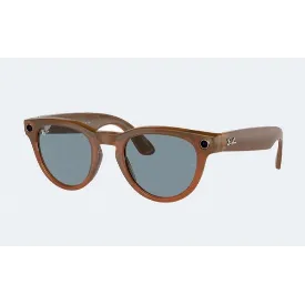 Смарт очки Ray-Ban Meta Headliner RW4009, Shiny Caramel/Teal Blue, Блестящий карамельный/Бирюзово-голубой