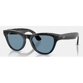 Смарт очки Ray-Ban Meta Skyler RW4010, Blue/Transparent, Синий/Прозрачный