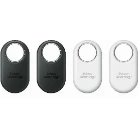 Беспроводная метка Samsung Galaxy SmartTag2 (набор из 4 шт.), чёрный/белый