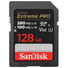 Карта памяти SanDisk Extreme Pro SDXC UHS-II, 128 Гб