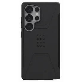 Чехол UAG Civilian с MagSafe для Samsung Galaxy S25 Ultra, Black, черный