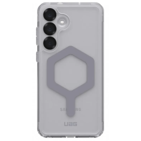 Чехол UAG Plyo Pro с MagSafe для Samsung Galaxy S25 Plus, Ice/Silver, прозрачный/серебро