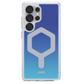 Чехол UAG Plyo Pro с MagSafe для Samsung Galaxy S25 Ultra, Blue Ombre, синий градиент