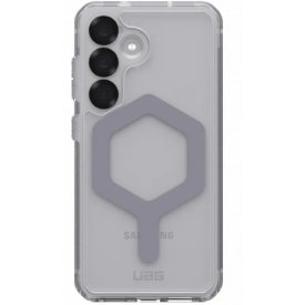 Чехол UAG Plyo Pro с MagSafe для Samsung Galaxy S25, Ice/Silver, прозрачный/серебро