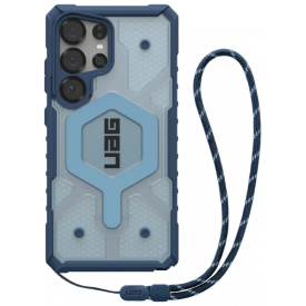 Чехол + ремешок UAG Pathfinder Clear с MagSafe для Samsung Galaxy S25 Ultra, Blues Case + Blues Lanyard, синий