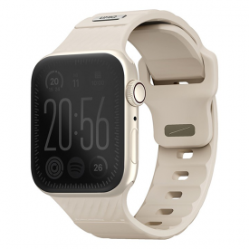 Ремешок Uniq Stride FKM Rubber для Apple Watch 41/40/38 мм, Pale Khaki, светлый хаки