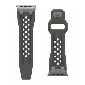 Ремешок Urban Armor Gear (UAG) Monarch для Apple Watch 49/45/44/42 мм, Olive/Titanium, оливковый/титановый