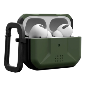 Чехол Urban Armor Gear (UAG) Civilian для AirPods Pro/Pro 2, Olive Drab, оливковый