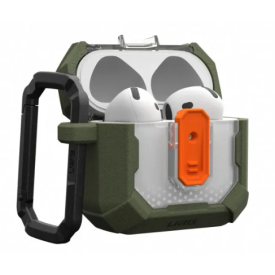 Чехол Urban Armor Gear (UAG) Plasma Case для AirPods 4, Olive Drab, оливковый