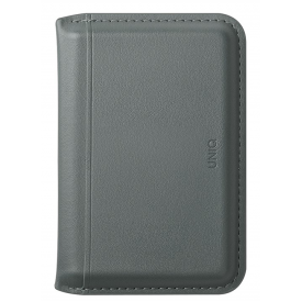 Магнитный бумажник Uniq LYDEN DS Magnetic RFID-Blocking Wallet, Green/Ivory, зеленый/бежевый