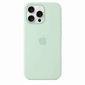 Чехол Apple iPhone 16 Pro Max Silicone Case Aquamarine, голубой MDGY4
