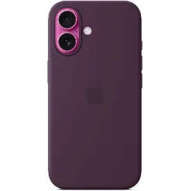 Чехол Apple iPhone 16 Silicone Case Plum, сливовый MYY43