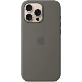 Чехол Apple iPhone 16 Pro Max Silicone Case Stone Gray, серый MYYV3
