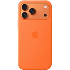 Чехол Apple iPhone 17 Pro Max Silicone Case Orange, оранжевый MGFL4