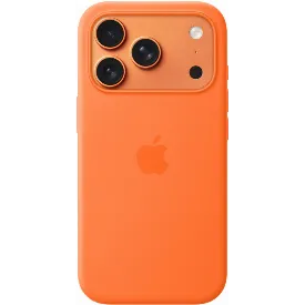 Чехол Apple iPhone 17 Pro Silicone Case Orange, оранжевый MGFE4