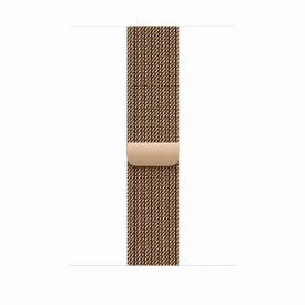 Ремешок AW 46мм Gold Milanese Loop S/M MGJ44/MC7K4