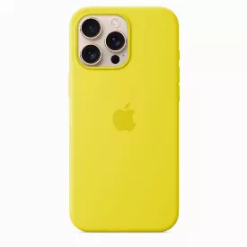 Чехол Apple iPhone 16 Pro Max Silicone Case Star Fruit, желтый