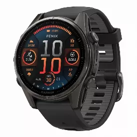 Garmin Fenix 8 47 Amoled Sapphire Carbon Gray DLC Titanium Black Pebble Gray