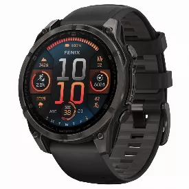 Garmin Fenix 8 47 Amoled Sapphire Carbon Gray DLC Titanium Black Pebble Gray