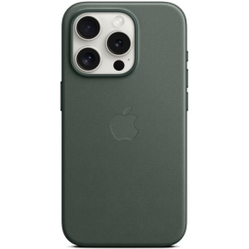 Чехол Apple iPhone 15 Pro FineWoven Case with MagSafe, Green, зеленый