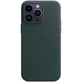Чехол Apple iPhone 14 Pro Max Leather MagSafe, зеленый