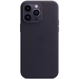 Чехол Apple iPhone 14 Pro Leather MagSafe, фиолетовый
