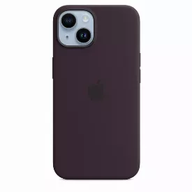Чехол Apple iPhone 14 Silicone Case with MagSafe, темный фиолетовый