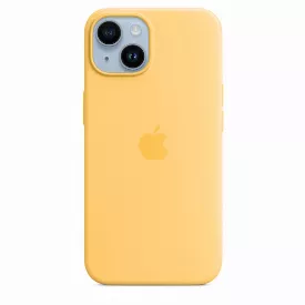Чехол Apple iPhone 14 Silicone Case with MagSafe, оранжевый