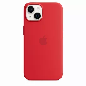 Чехол Apple iPhone 14 Silicone Case with MagSafe, красный