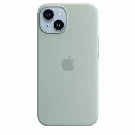 Чехол Apple iPhone 14 Silicone Case with MagSafe, суккулент
