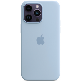 Чехол Apple iPhone 14 Pro Max Silicone Case with MagSafe, Light blue , голубой
