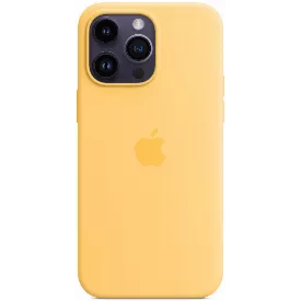 Чехол Apple iPhone 14 Pro Max Silicone Case with MagSafe, оранжевый