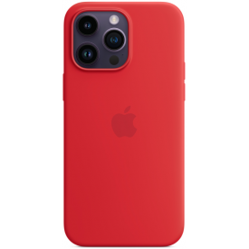 Чехол Apple iPhone 14 Pro Silicone Case with MagSafe, Red, красный