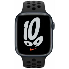 Умные часы Apple Watch Series 7 45 мм Nike, темная ночь