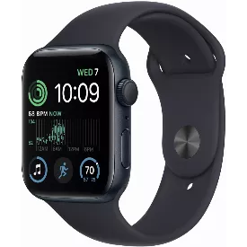 Смарт-часы Apple Watch SE (2022) GPS 40 мм, M/L (145-220 мм), тёмная ночь