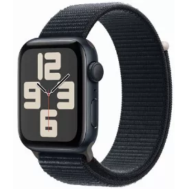 Смарт-часы Apple Watch SE (2023) GPS 44 мм, sport loop, темная ночь