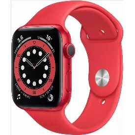 Смарт-часы Apple Watch Series 6 GPS 44 мм, Aluminum Case, красный (Европа)
