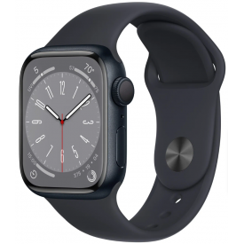Умные часы Apple Watch Series 8 45 мм, тёмная ночь, размер M/L