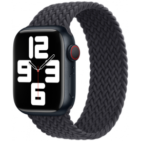 Умные часы Apple Watch Series 8 41 мм, Midnight Braided Solo Loop, 6 размер, тёмная ночь