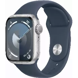 Умные часы Apple Watch Series 9 41 мм, M/L 150-200, Aluminium Case GPS, серебристый