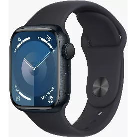 Умные часы Apple Watch Series 9 45 мм, M/L 160-210, Aluminium Case GPS, черный