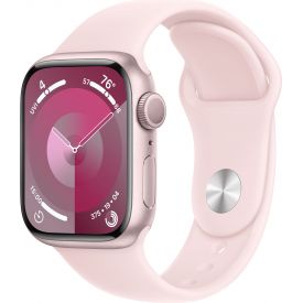 Умные часы Apple Watch Series 9 45 мм, M/L 160-210, Aluminium Case GPS, розовый