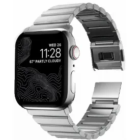 Умные часы Apple Watch Series 9 45 мм, Steel Link, серебристый